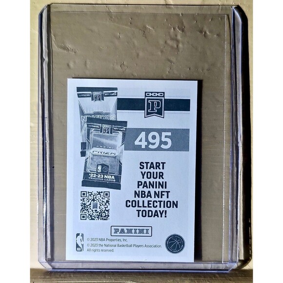 2023-24 Vinnie Johnson Panini NBA Basketball #495 Sticker NBA Legends - Picture 2 of 2